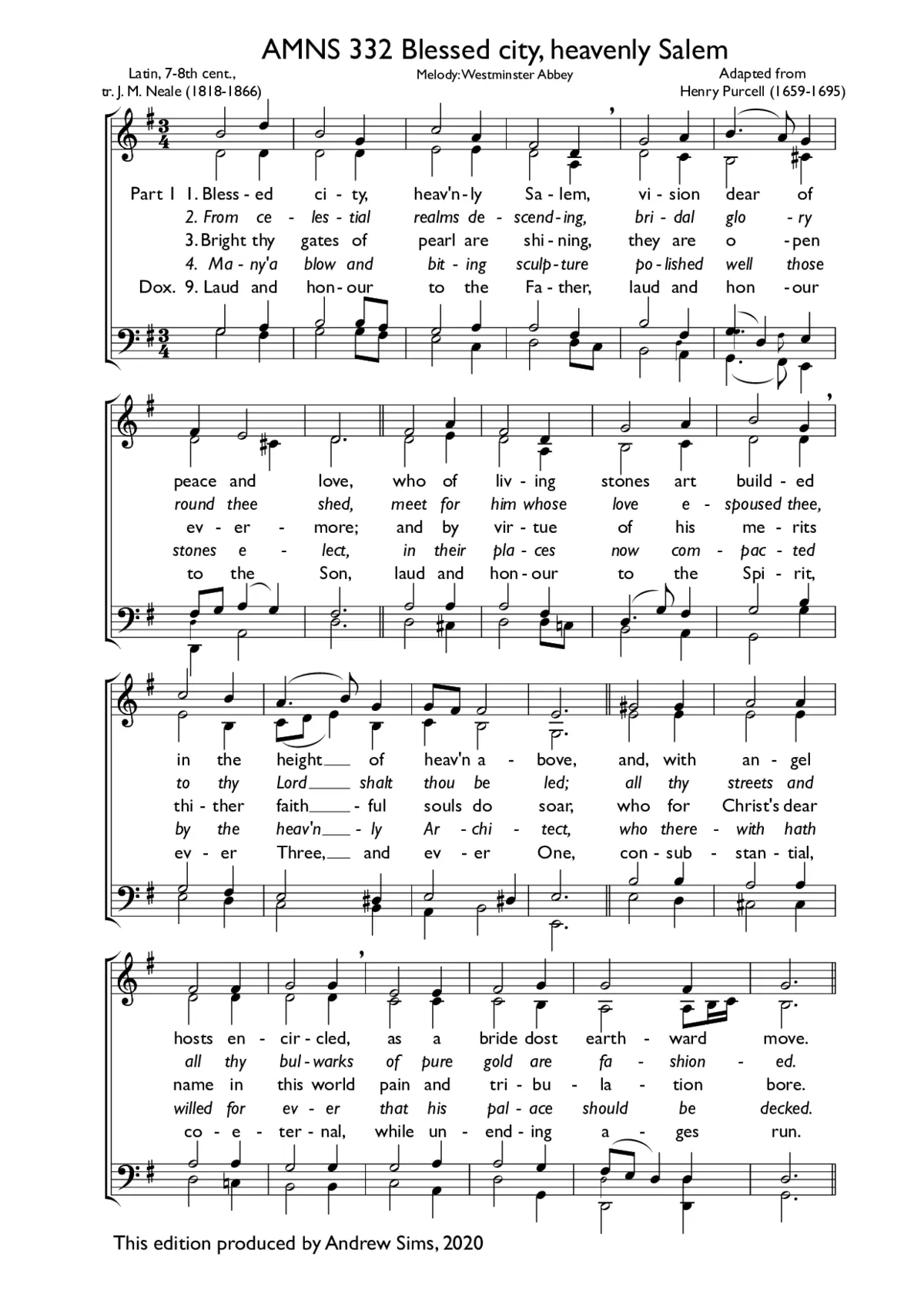 Blessed city, heavenly Salem - Page 1