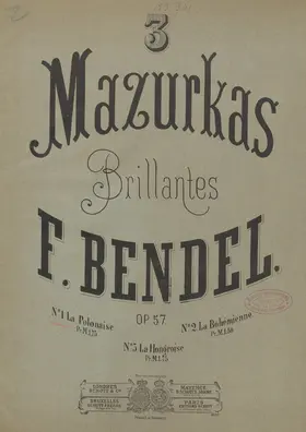3 Mazurkas brillantes