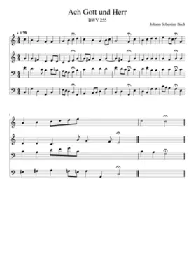 Ach Gott und Herr BWV 714