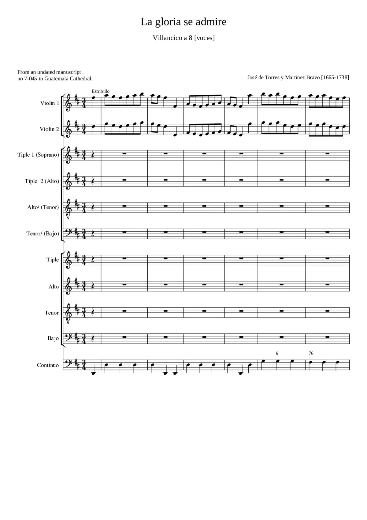 La gloria se admire - Page 1