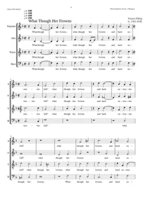 What though her frowns