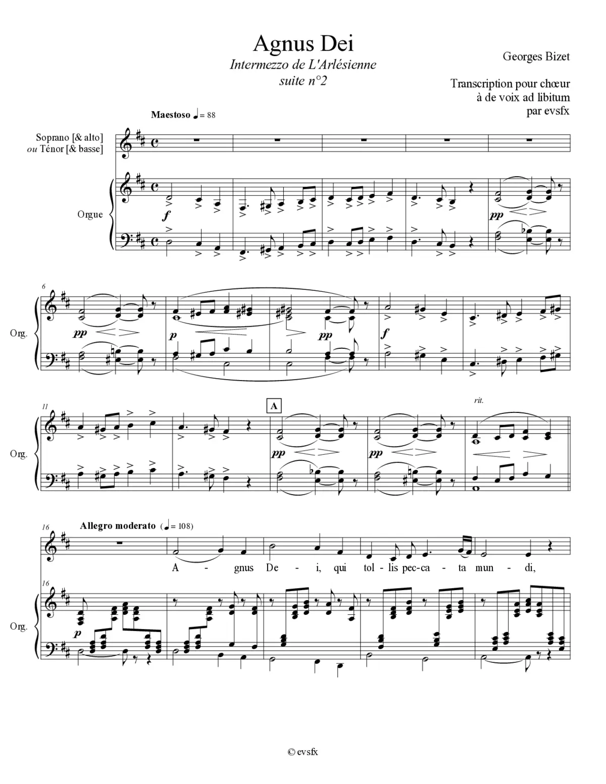Agnus Dei - Page 1