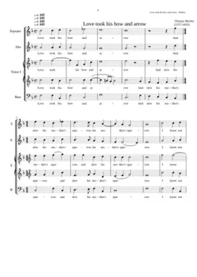 Love took his bow and arrow