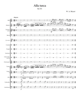 Piano Sonata No. 11 K. 331 (Turkish March)