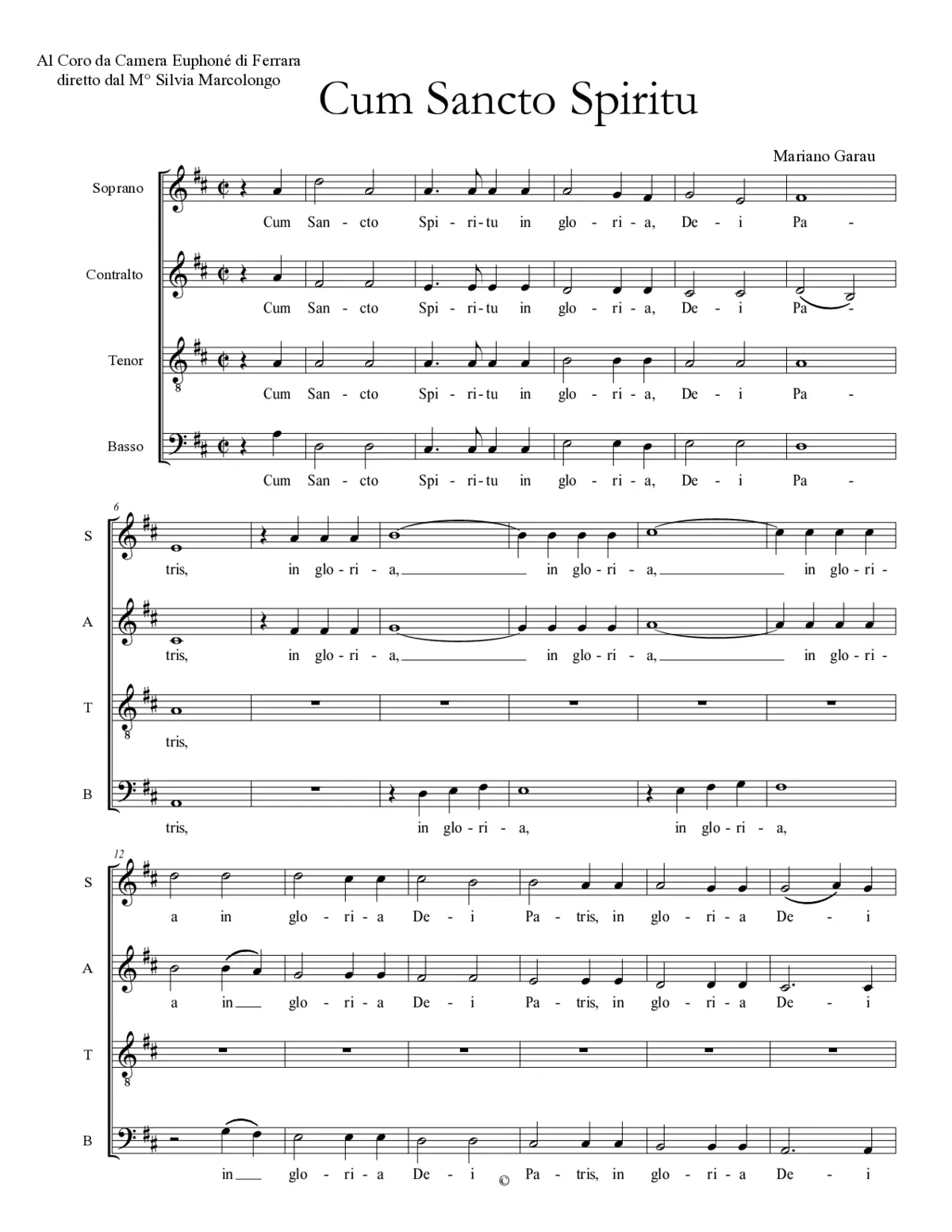 Cum Sancto Spiritu - Page 1