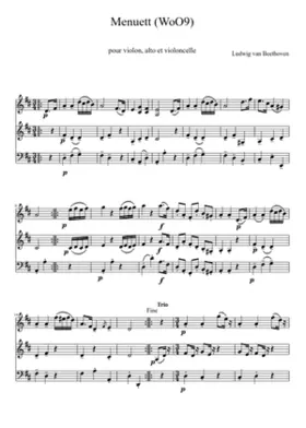 12 Variations on 'Menuet a la Vigano' WoO 68