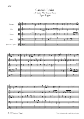 Canzon à quattro sopra Rugier