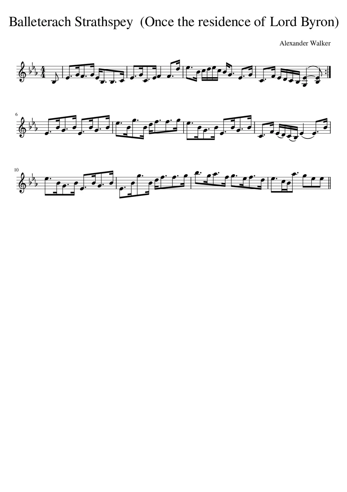 Balleterach Strathspey (Once the residence of Lord Byron) - Page 1