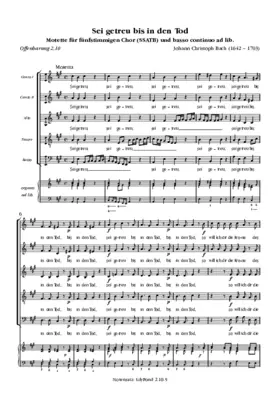 Sei getreu bis in den Tod