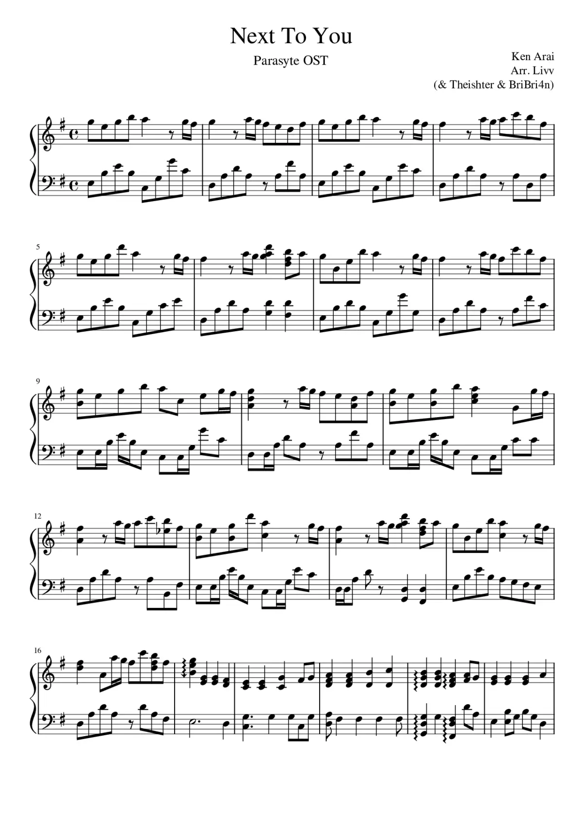 parasyte - next to you - Page 1