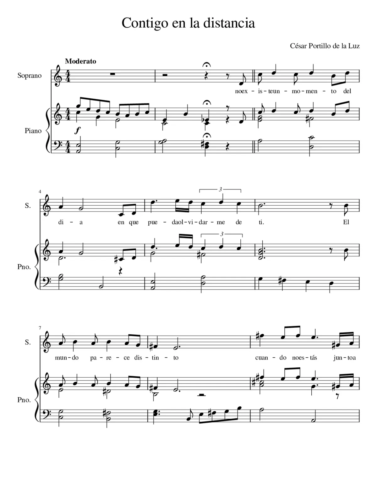 Contigo en la distancia - Page 1