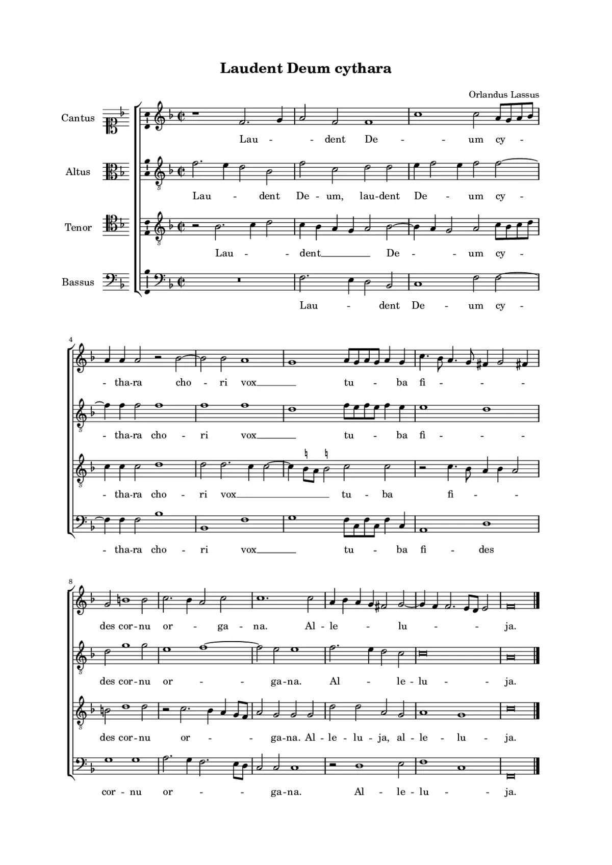 Laudent Deum - Page 1