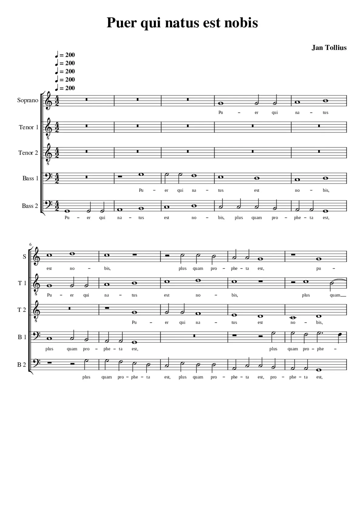 Puer qui natus est nobis - Page 1