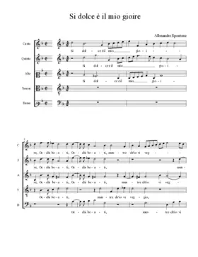 Si dolce è il mio gioire