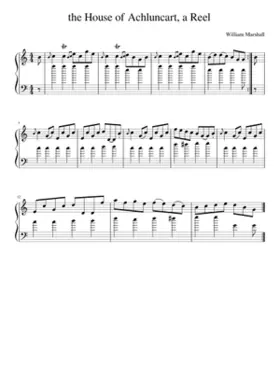 the House of Achluncart a Reel