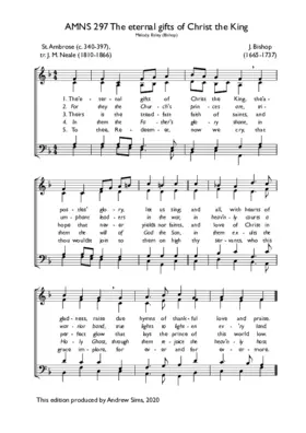 The eternal gifts of Christ the King
