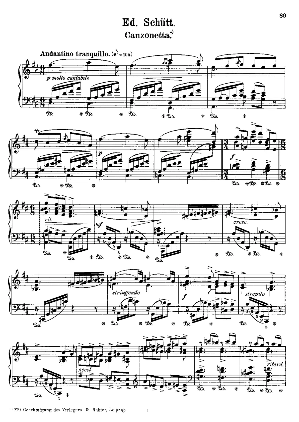 3 Piano Pieces - Page 1