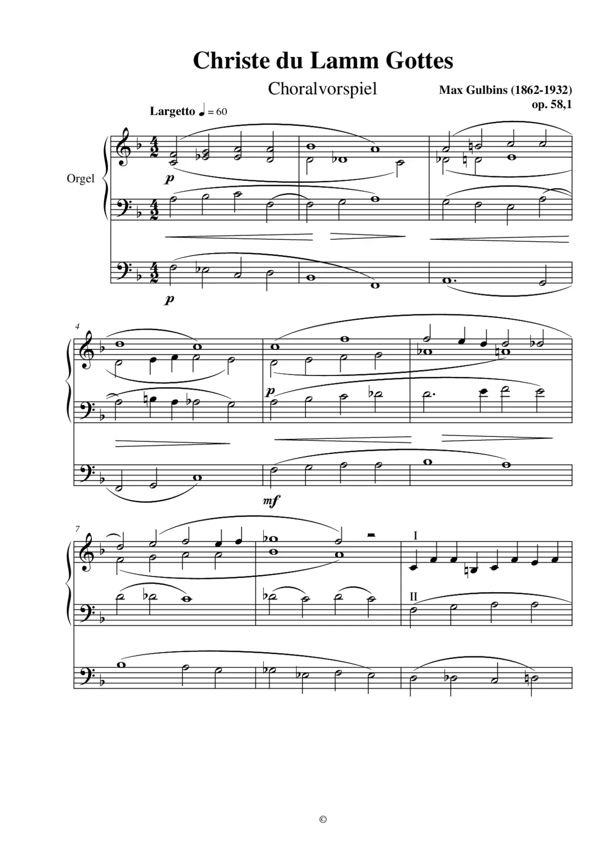 10 Charakterstücke Für die Passionszeit - Page 1