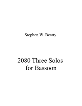Three Solos for Bassoon