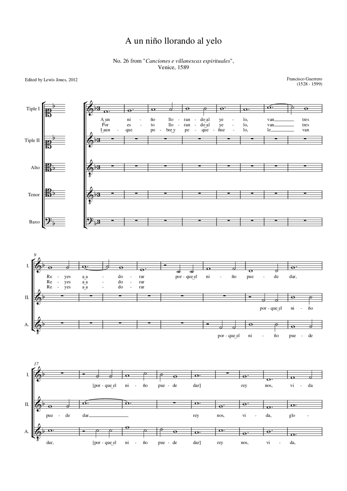 A un Niño llorando - Page 1