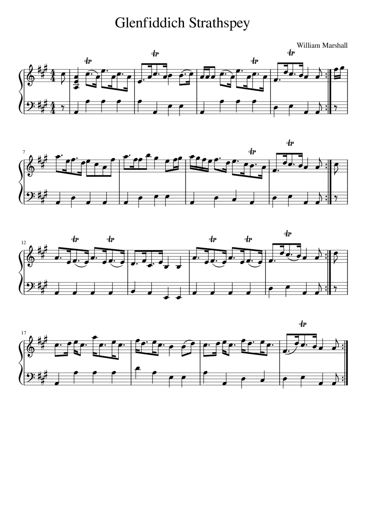 Glenfiddich Strathspey - Page 1