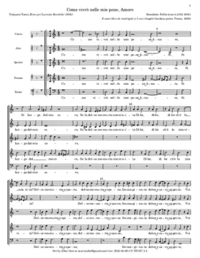 Come vivrò nelle mie pene