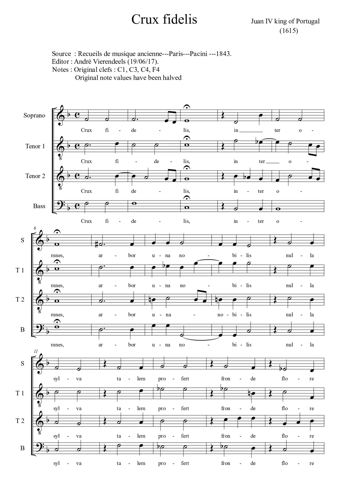 Crux fidelis - Page 1