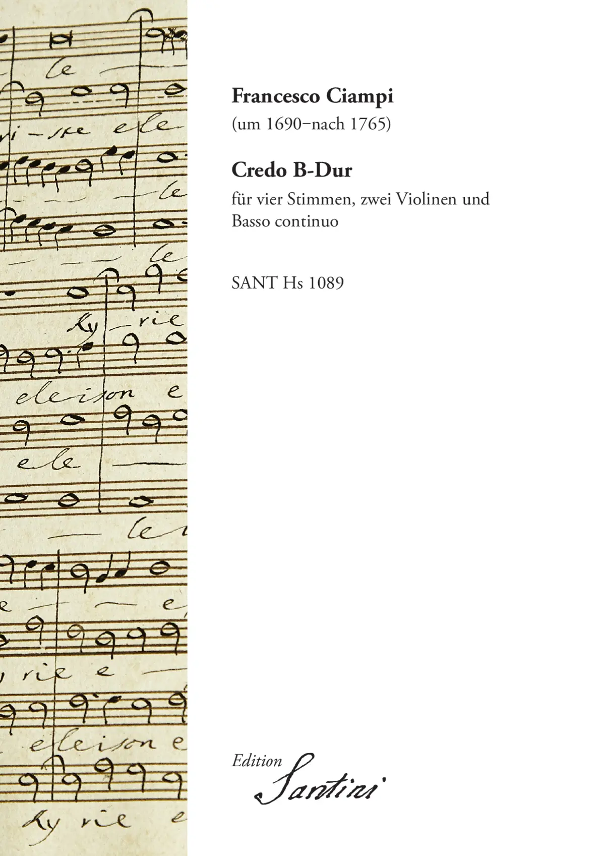 Credo in B major - Page 1