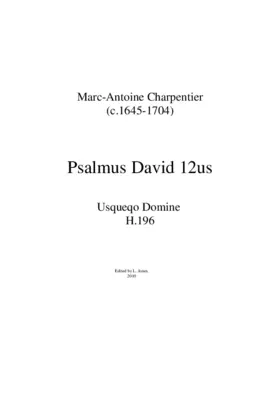 Usquequo Domine H 196