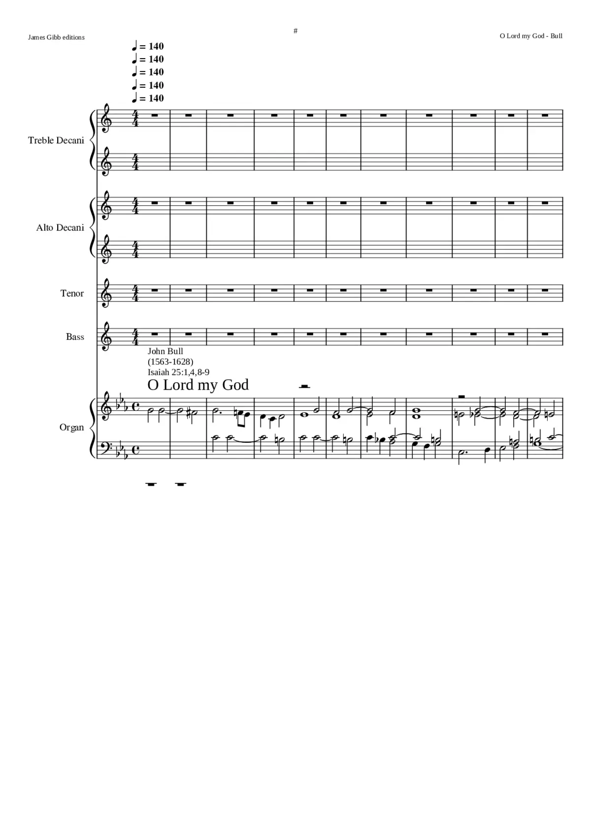 O Lord my God - Page 1