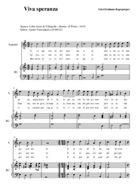 Viva speranza
