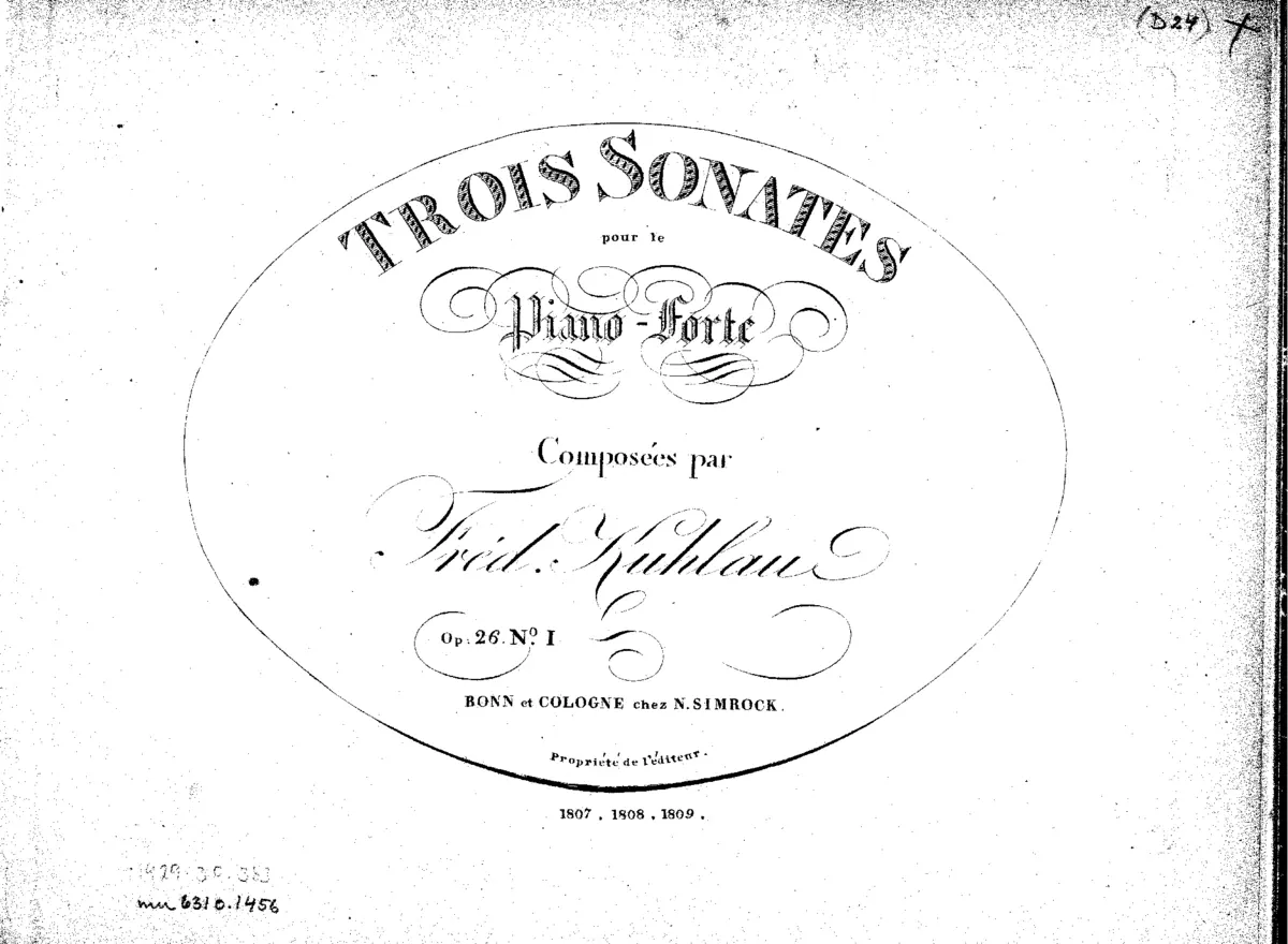 3 Piano Sonatas - Page 1