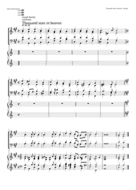 Thousand stars in heaven