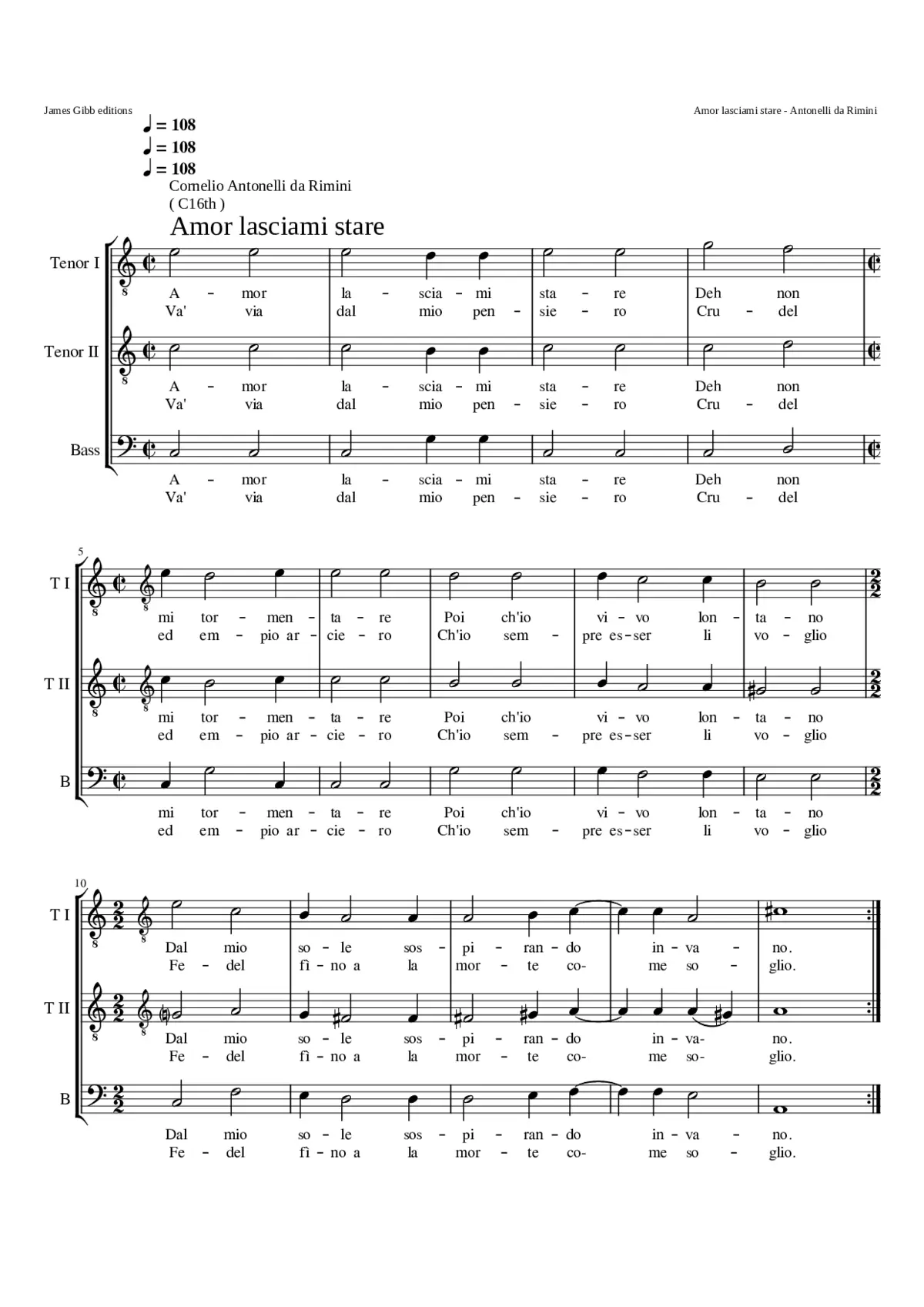 Amor lasciami stare - Page 1