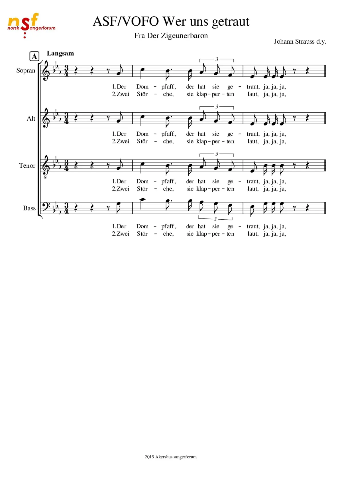 Der Zigeunerbaron - Page 1