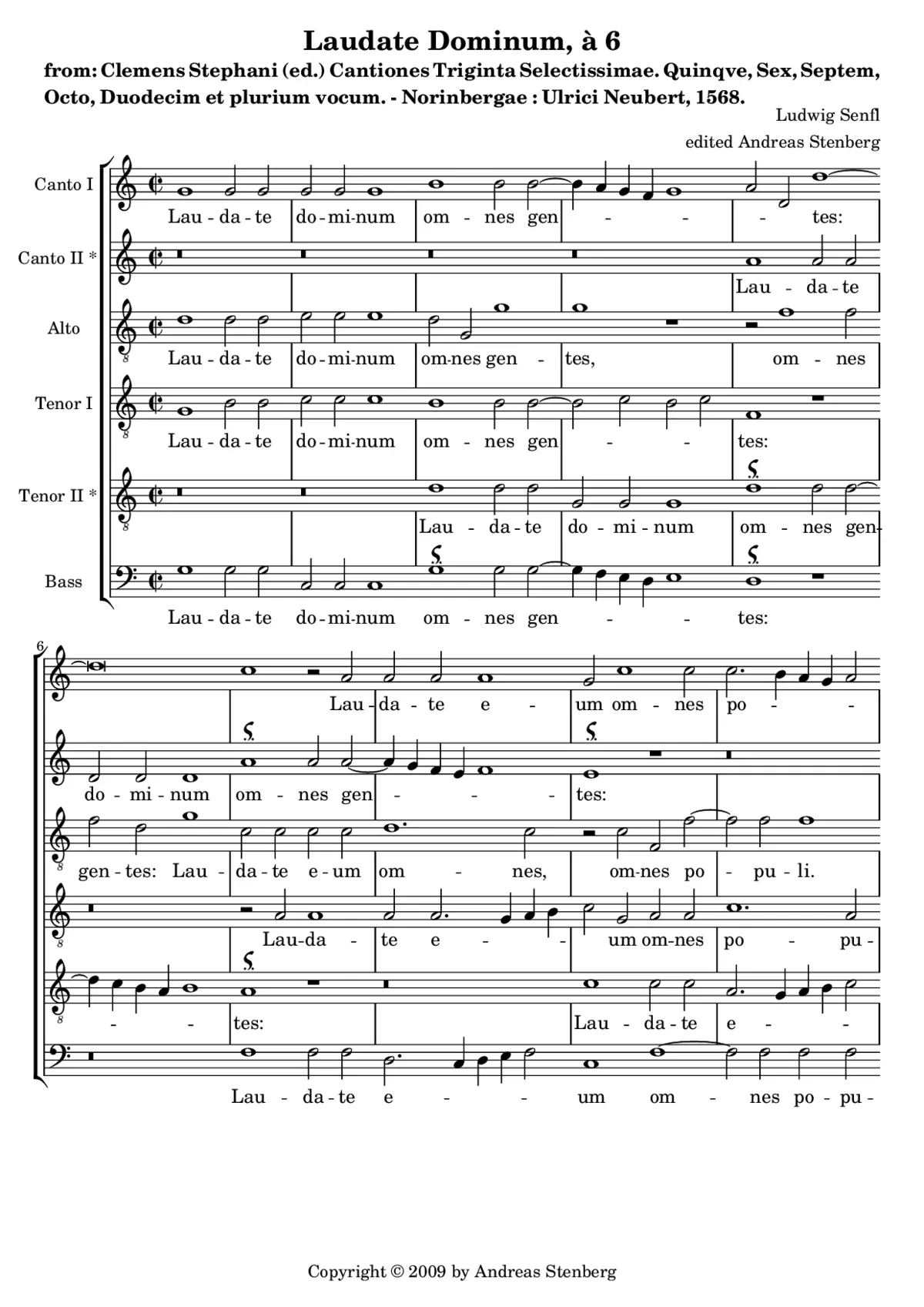 Laudate Dominum - Page 1