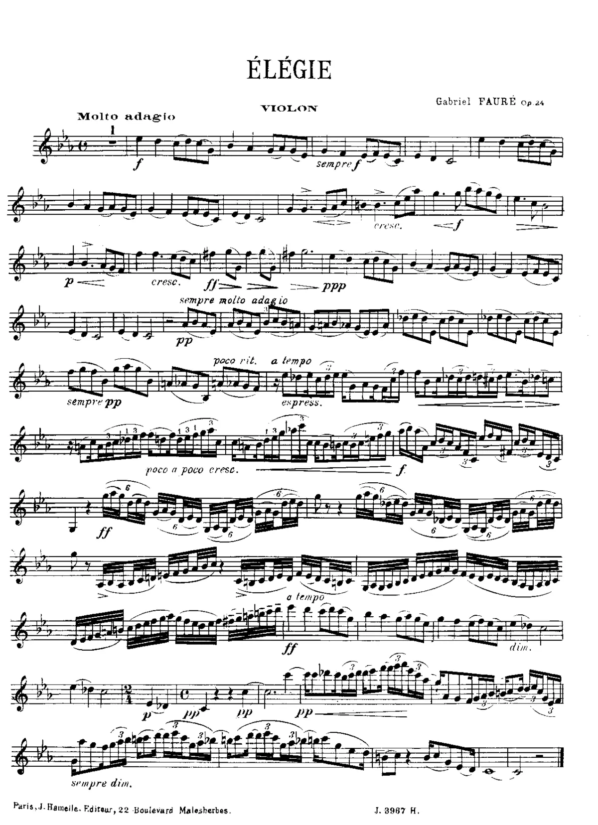 Elegy - Page 1