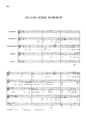 Peccavi super numerum