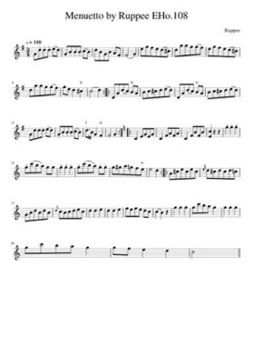 Menuetto by Ruppee EHo.108