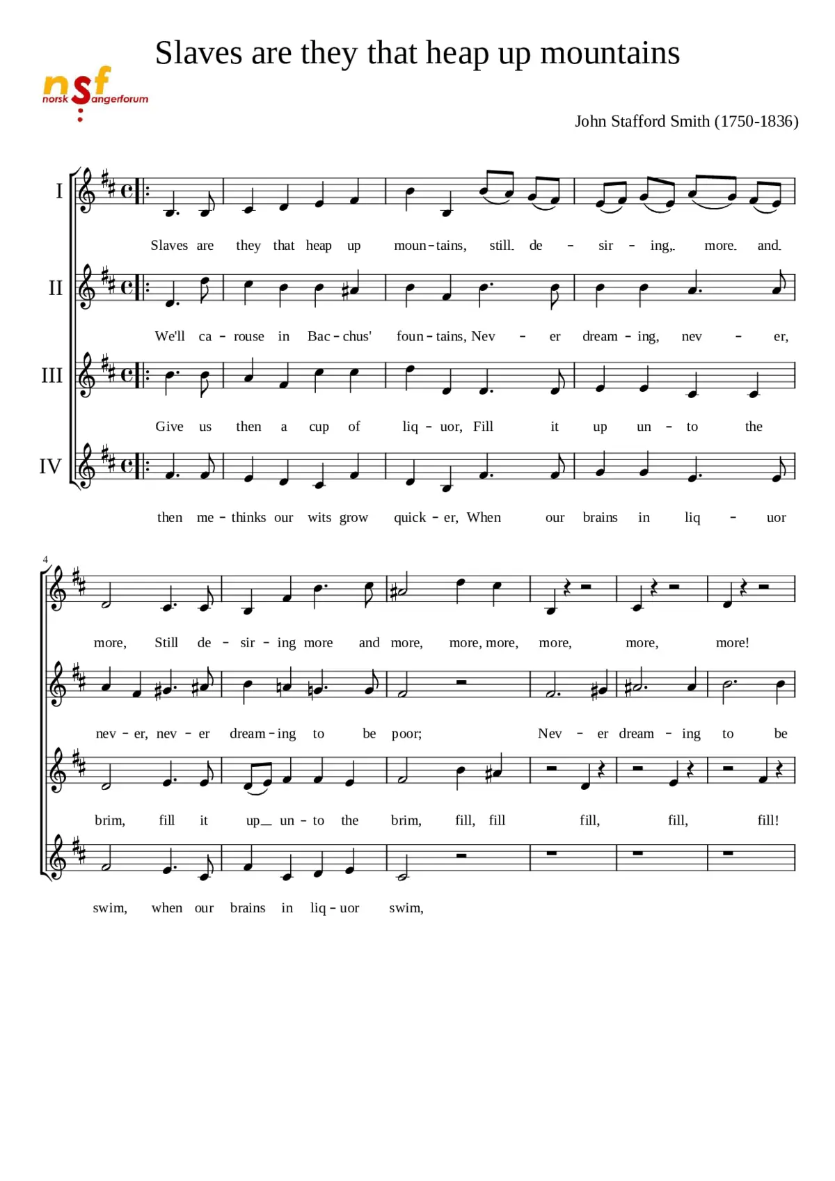 Slaves are they that heap up mountains - Page 1