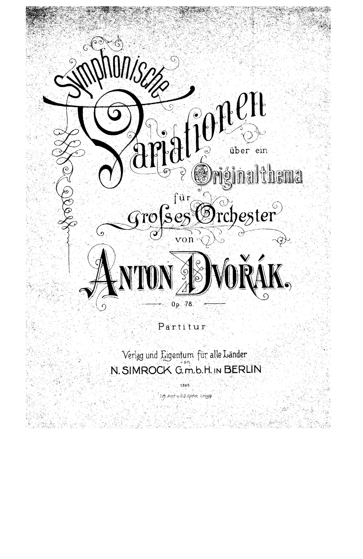 Symphonic Variations - Page 1
