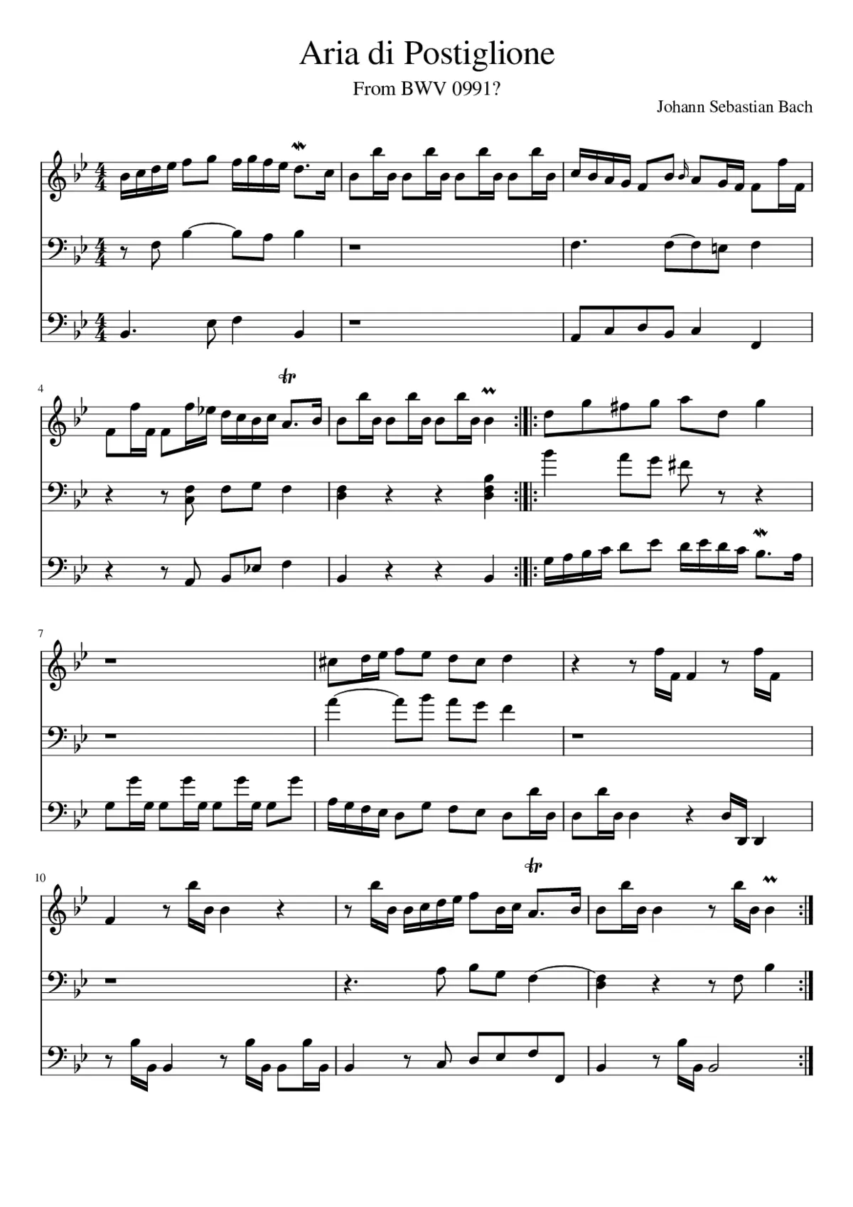 Aria di Postiglione - Page 1