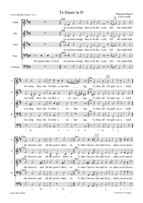 Te Deum in D