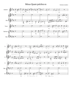 Missa Quam pulchra es