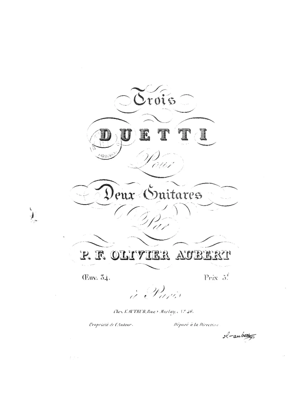 3 Duetti - Page 1