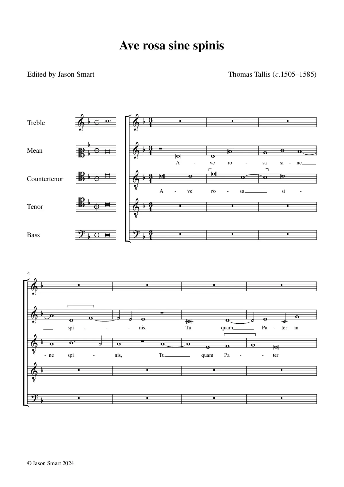 Ave Rosa sine spinis - Page 1
