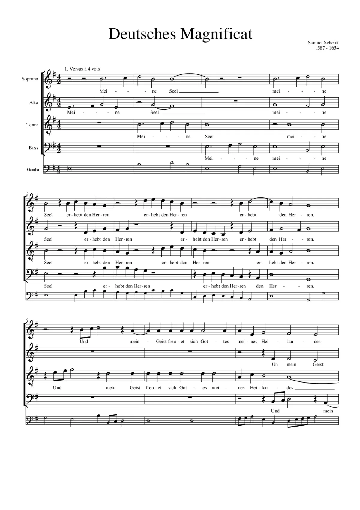 Deutsches Magnificat - Page 1