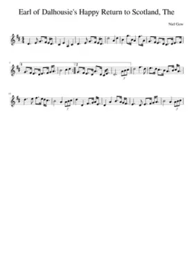 The Earl of Dalhousie's Happy Return to Scotland