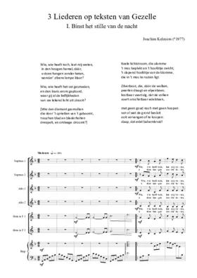 3 Liederen op teksten van Gezelle
