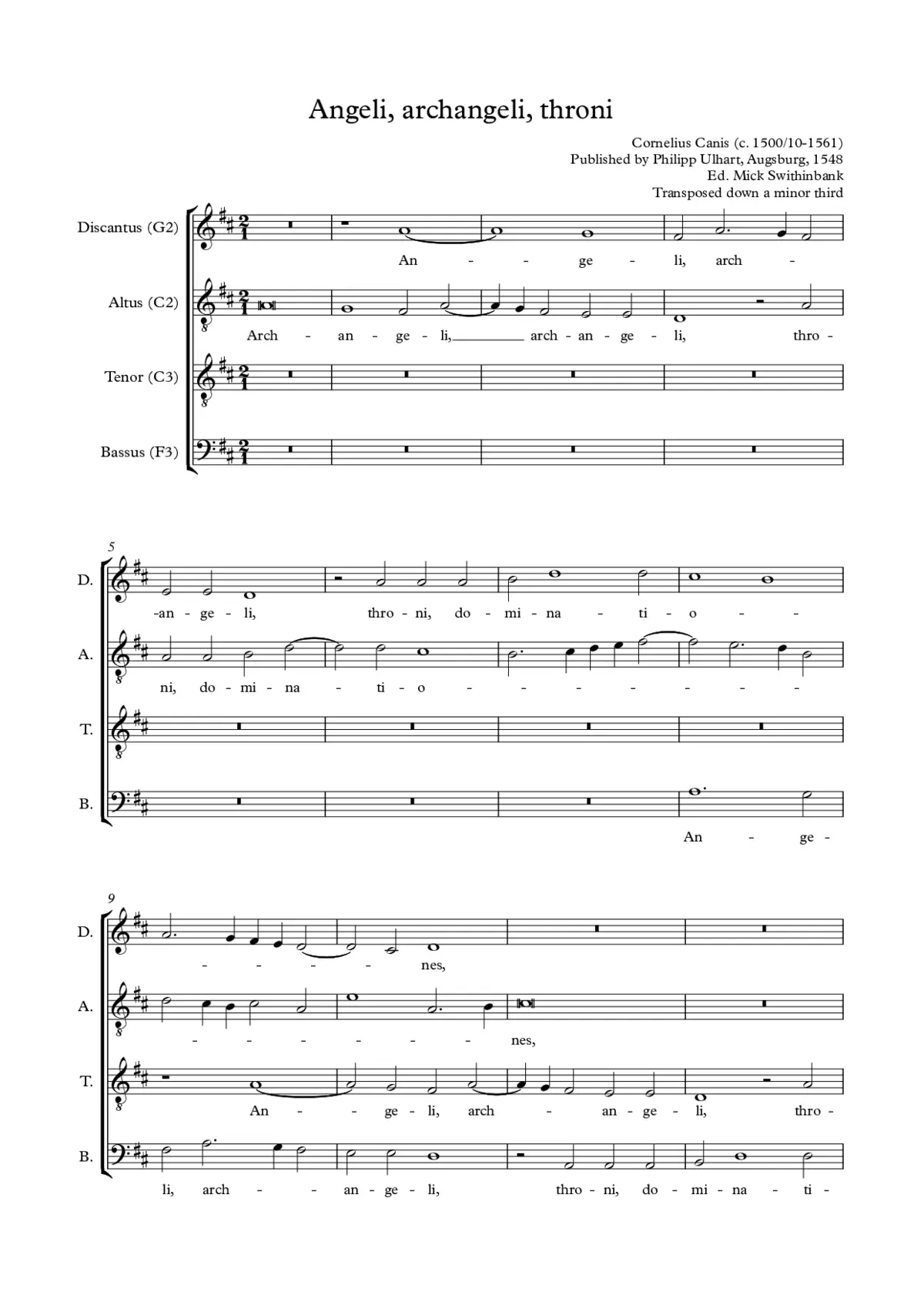 Angeli, archangeli, throni - Page 1